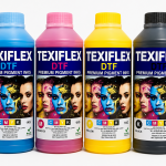 DTF CMYK ink bottles